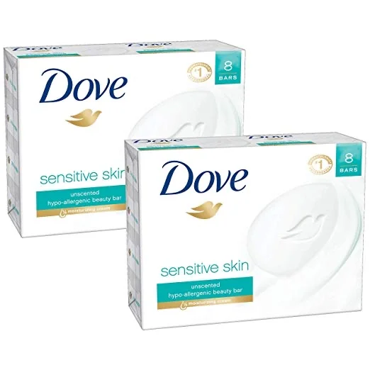 PACK OF 16 - DOVE BEAUTY BAR SENSITIVE SKIN 4 OUNCE FOR $11.08