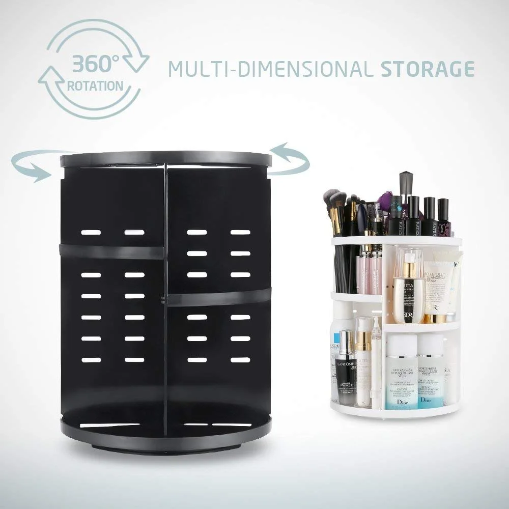 360-DEGREE ROTATION ADJUSTABLE MULTI-FUNCTION COSMETIC ORGANIZER FOR $9.99
