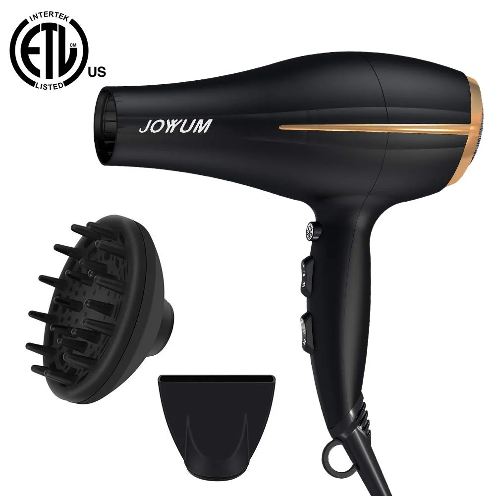 HAIR BLOW DRYER/STYLING TOOL WITH 3 HEATING AND 2 SPEED COOL SHOT BUTTON,CONCENTRATOR AND DIFFUSER FOR $12.59