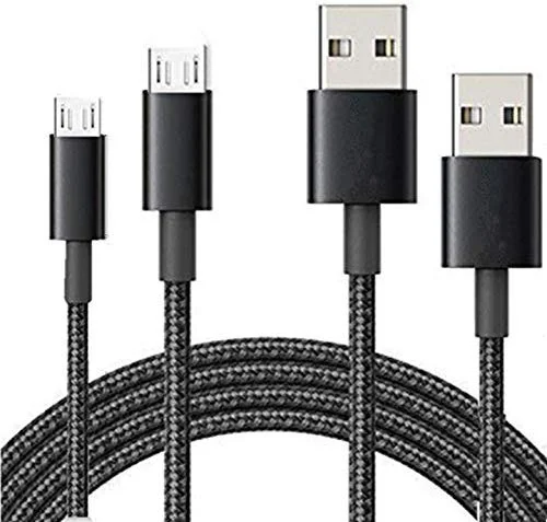 2 PACK - 10-FEET NYLON BRAIDED USB TYPE C CHARGING CABLES FOR $3.99