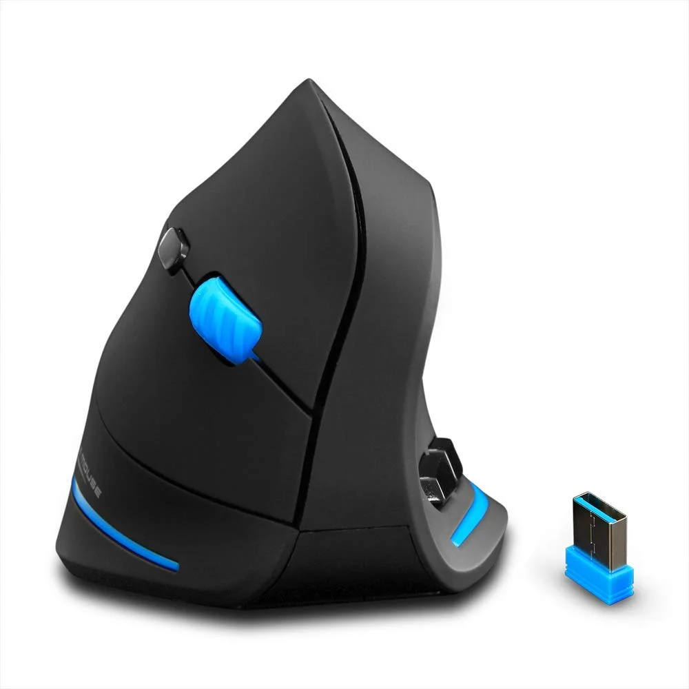 2.4G USB OPTICAL ERGONOMIC VERTICAL MOUSE WITH 3 ADJUSTABLE DPI FOR $10.19
