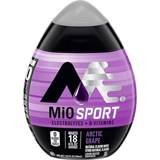 MiO SPORT LIQUID ARCTIC GRAPE WATER ENHANCER WITH ELECTROLYTES FOR $1.90