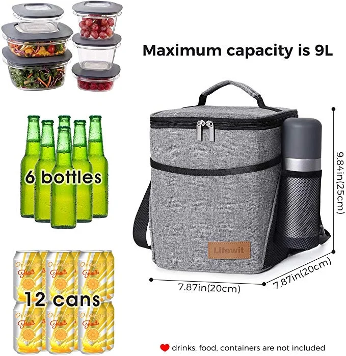 9-LITER INSULATED LEAKPROOF LUNCH BOX FOR $9.85