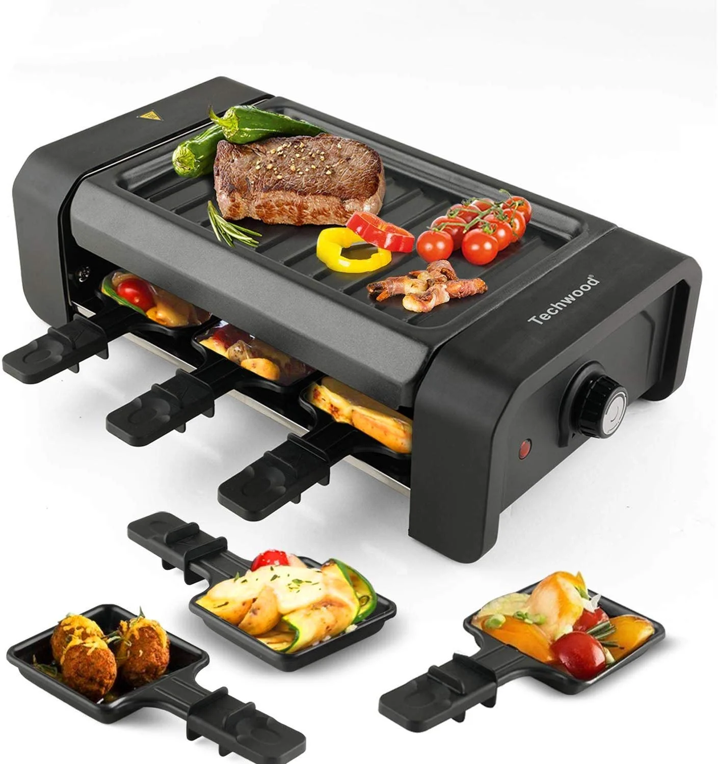 900W ADJUSTABLE TEMPERATURE ELECTRIC TABLETOP GRILL FOR $23.85