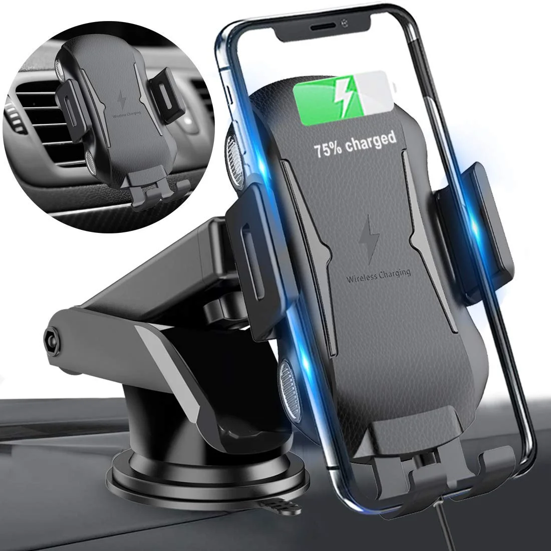 WIRELESS CAR CHARGER MOUNT FOR $10.40