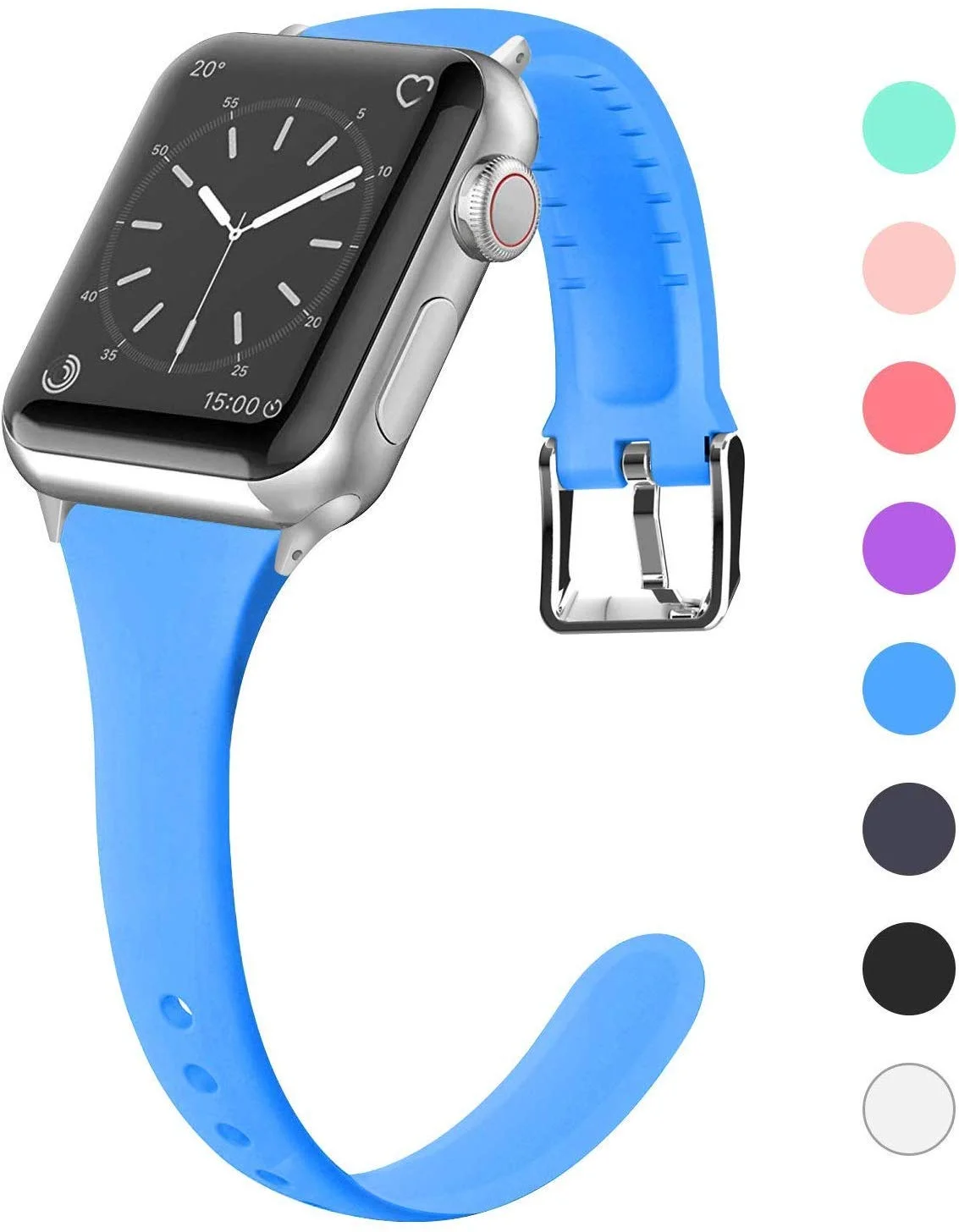 SILICONE APPLE WATCH BANDS FOR $4.50