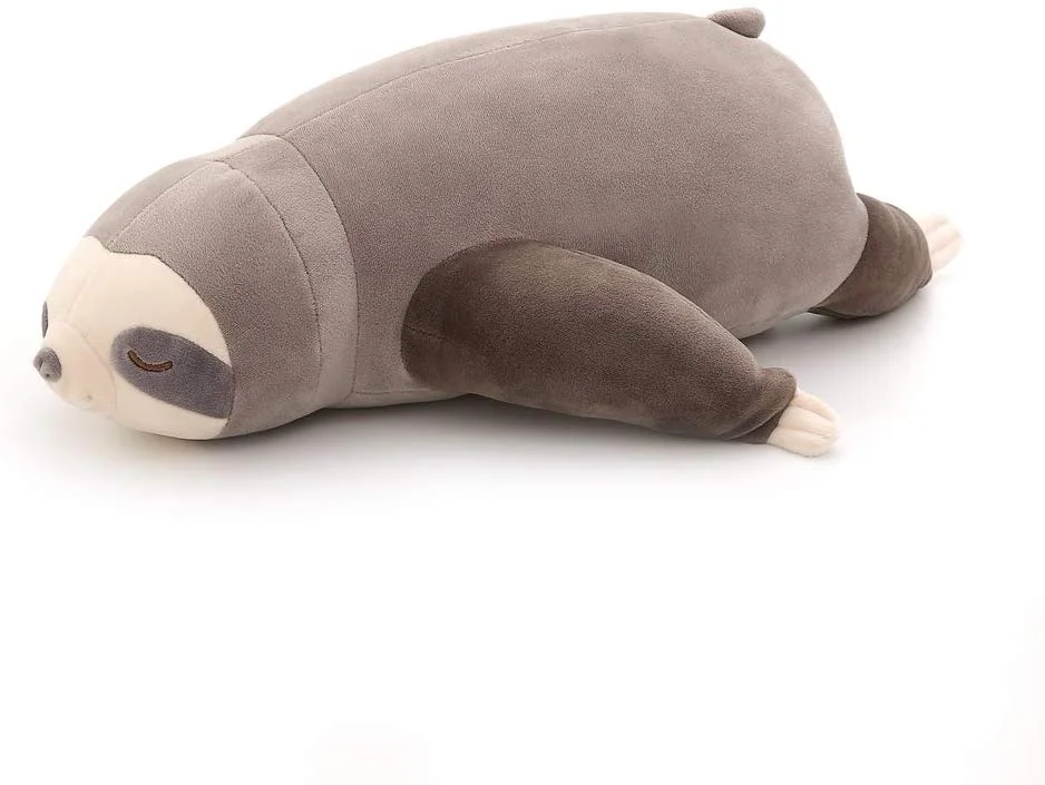 20-INCH STUFFED SLOTH ANIMAL PLUSH PILLOW FOR $12.49