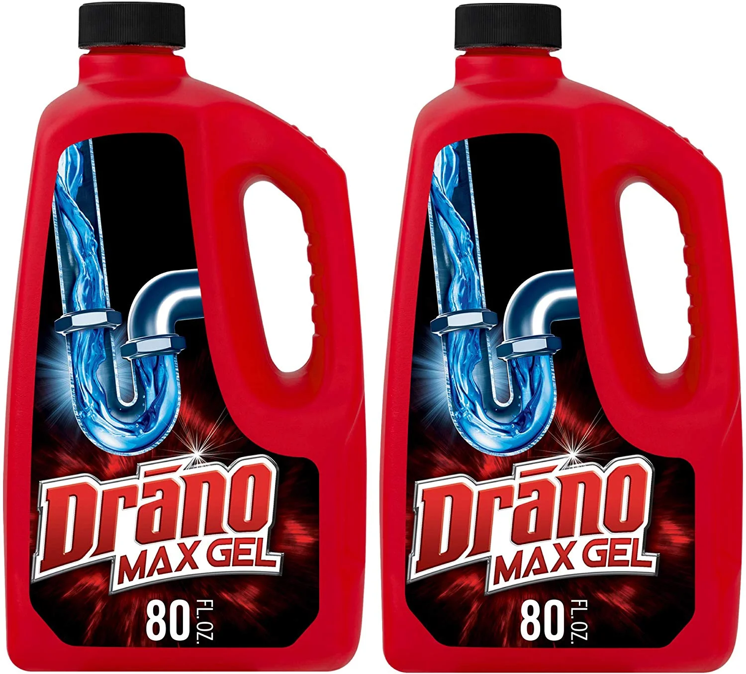 PACK OF 2 - DRANO MAX GEL CLOG REMOVER FOR $10.26