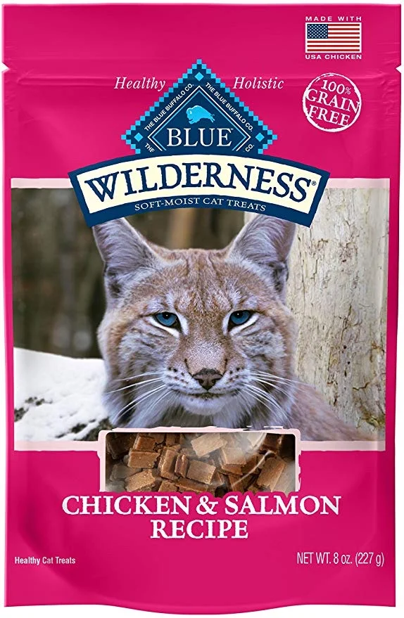 BLUE BUFFALO WILDERNESS CHICKEN &amp; TURKEY GRAIN FREE CAT TREATS FOR $3.75