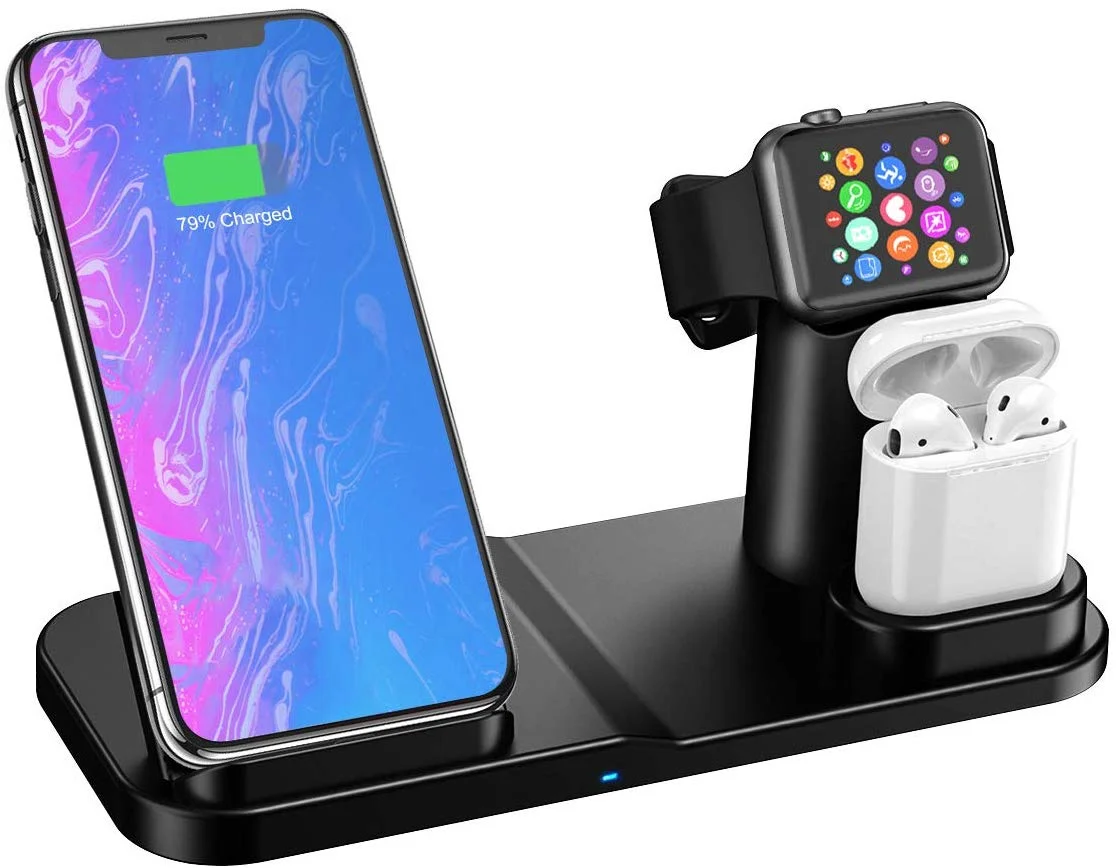 3-IN-1 WIRELESS CHARGING STATION FOR APPLE DEVICES FOR $20.99