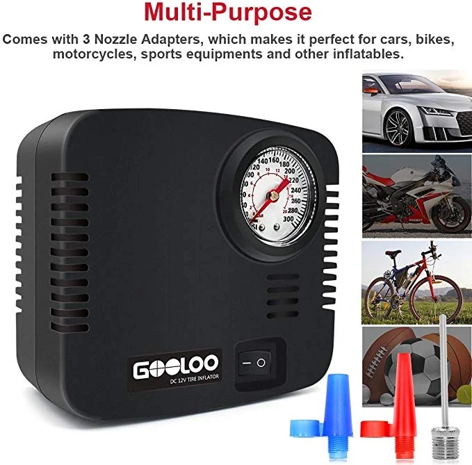 12V PORTABLE AIR COMPRESSOR FOR $12.99