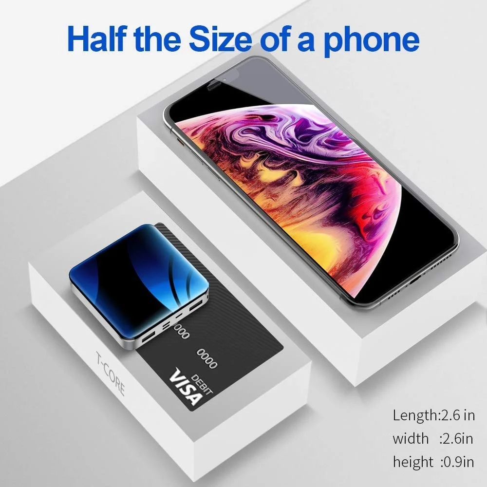 ULTRA COMPACT 10,000MAH PORTABLE POWER BANK FOR $16.79