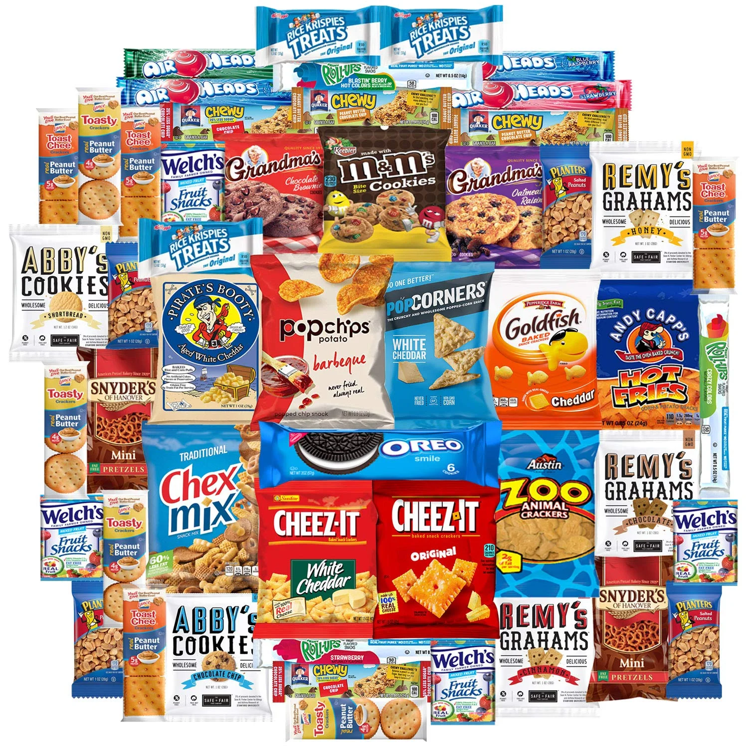 COOKIES CHIPS &amp; CANDY SNACKS ASSORTMENT BULK SAMPLER FOR $23.74