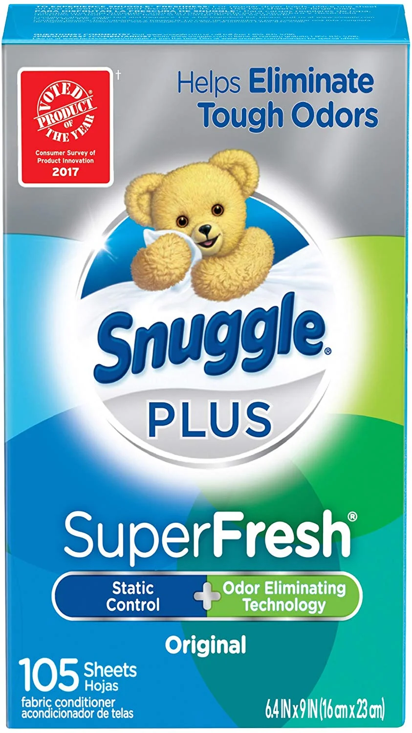 SNUGGLE PLUS SUPER FRESH FABRIC SOFTENER DRYER SHEETS FOR $3.37
