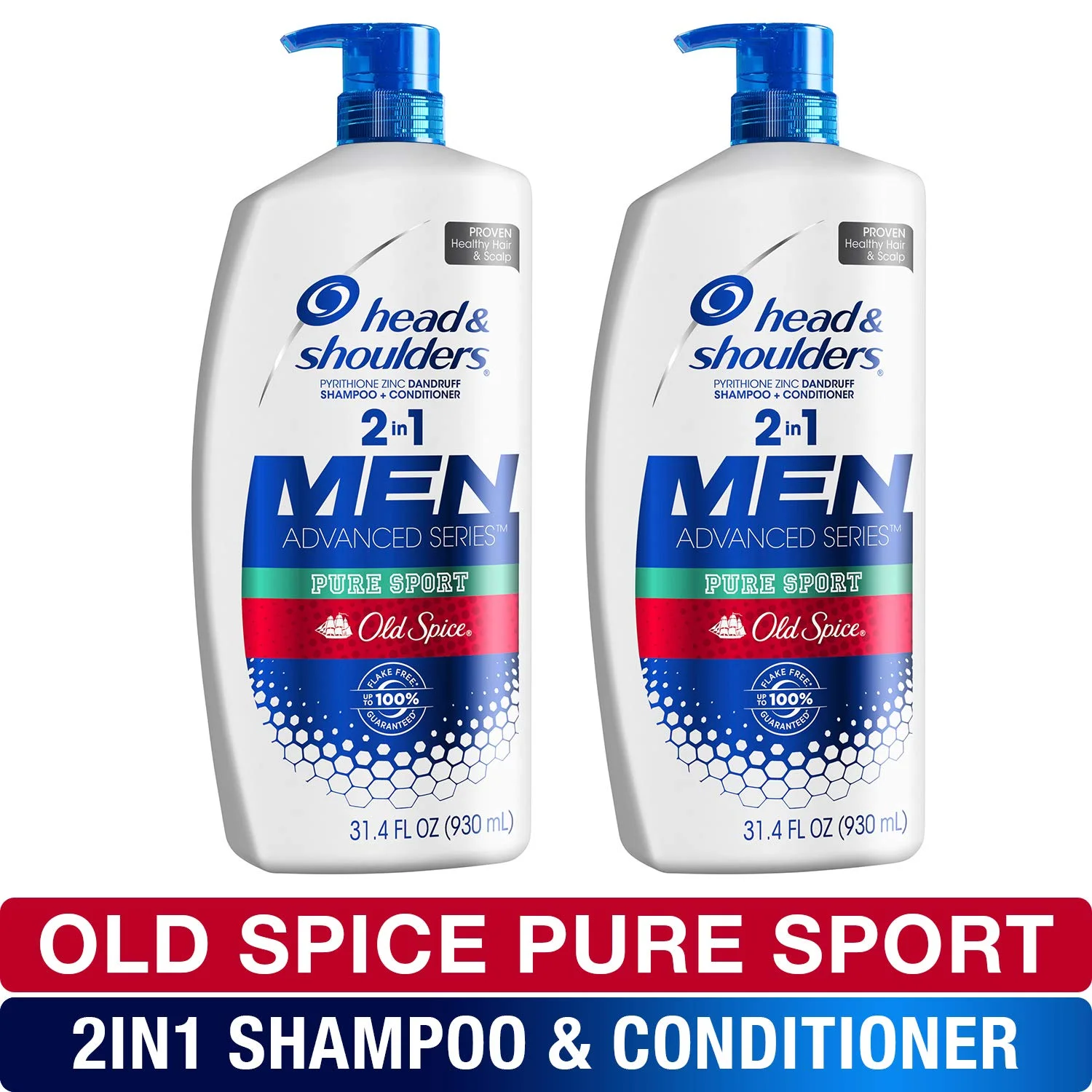 PACK OF 2 - HEAD AND SHOULDERS SHAMPOO AND CONDITIONER 2-IN-1 FOR $13.82