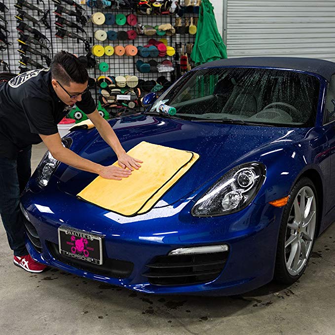 CHEMICAL GUYS MIRACLE DRYER ABSORBER PREMIUM MICROFIBER TOWEL FOR $4.90