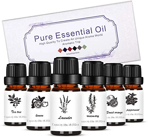 PACK OF 6 - AROMATHERAPY ESSENTIAL OILS FOR $6.71