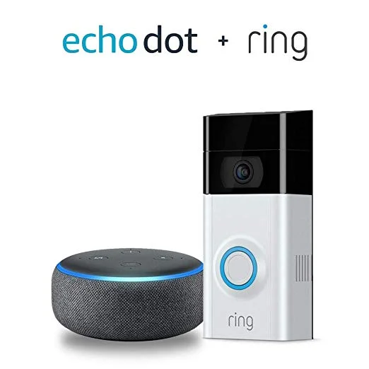 RING VIDEO DOORBELL 2 + ECHO DOT 3RD GEN FOR $159.00