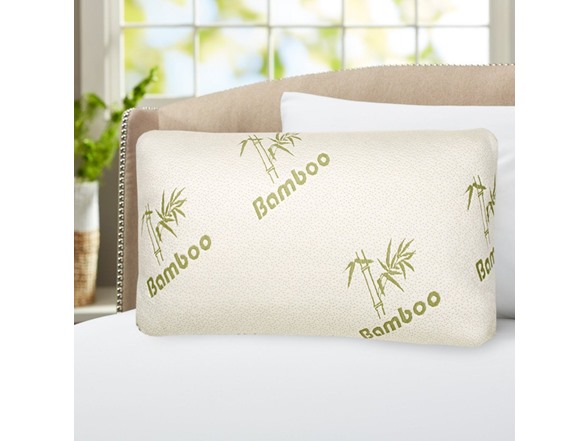 2 PACK - BAMBOO MEMORY FOAM PILLOWS FOR $27.99