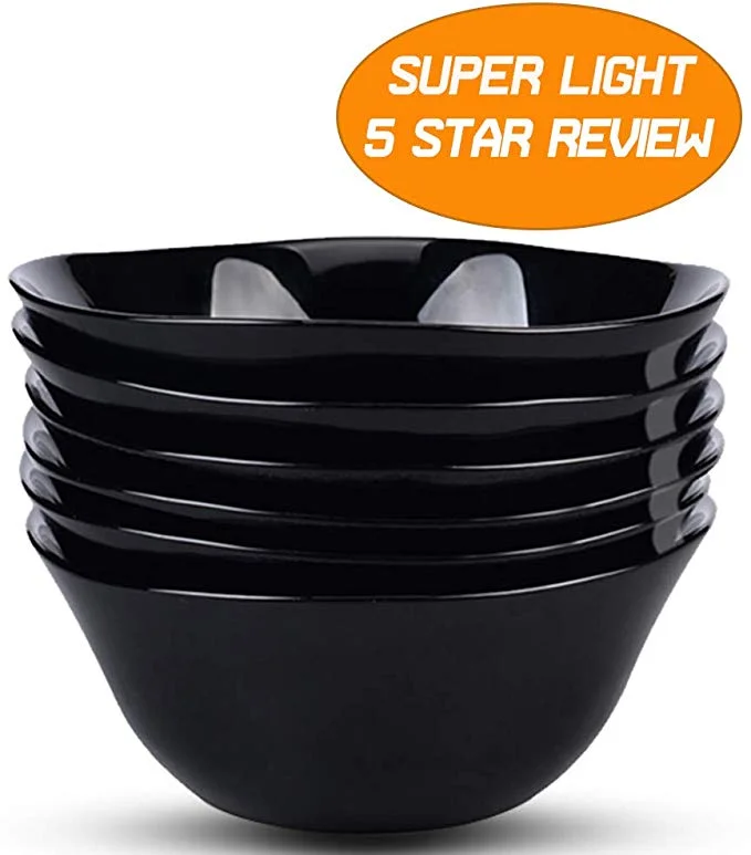 SET OF 6 - MICROWAVE &amp; DISHWASHER SAFE SHALLOW BOWLS FOR $13.95