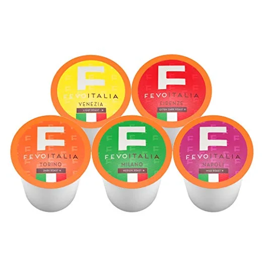 100 COUNT - FEVO ITALIA K-CUP VARIETY PACK FOR $18.78