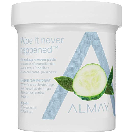 80 COUNT - ALMAY LONGWEAR &amp; WATERPROOF EYE MAKEUP REMOVER PADS FOR $2.56