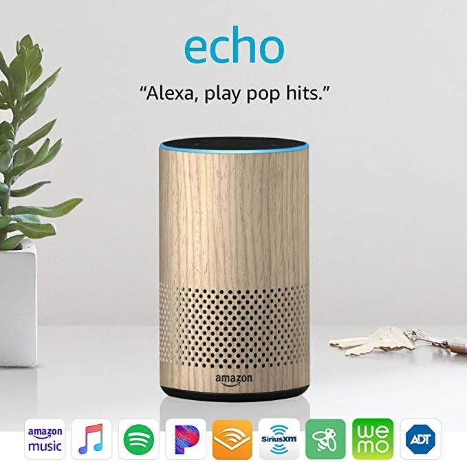 AMAZON ECHO (2ND GENERATION) - LIMITED EDITION OAK FINISH FOR $69.99