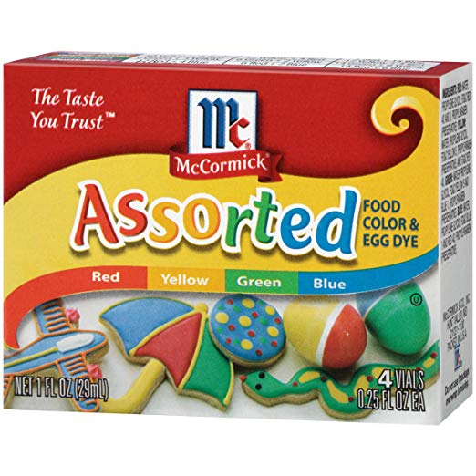 PACK OF 4 - MCCORMICK ASSORTED FOOD COLOR FOR $2.08