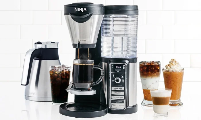 NINJA AUTO-IQ ONE-TOUCH INTELLIGENCE GLASS OR THERMAL COFFEE BAR BREWER FOR $44.99