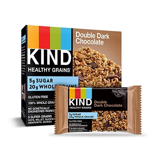 PACK OF 40 - KIND HEALTHY GRAINS GRANOLA BARS, DOUBLE DARK CHOCOLATE FOR $18.05