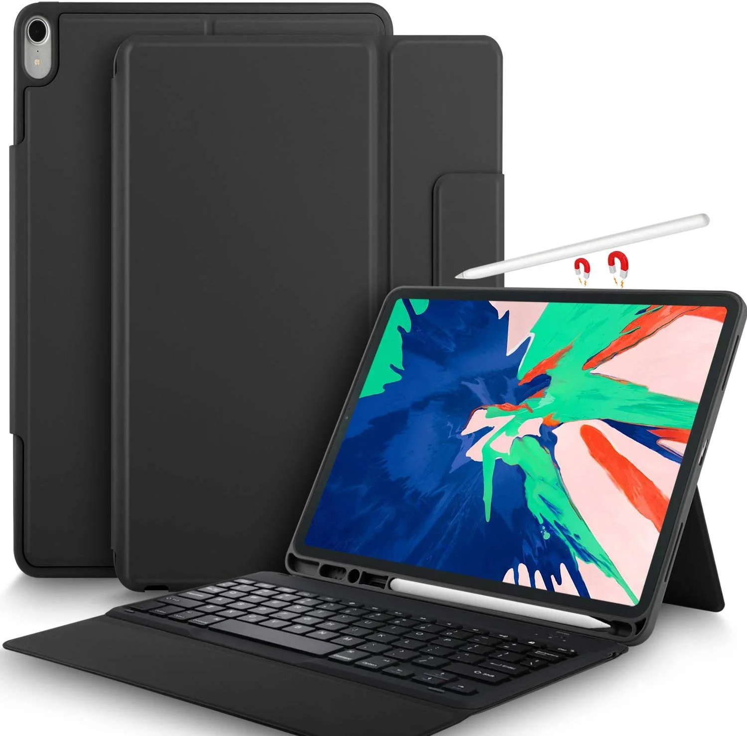 IPAD PRO KEYBOARD CASE + PENCIL FOR $18.44