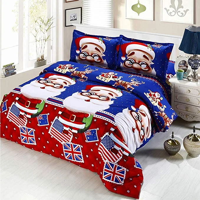 4-PIECE 3D CHRISTMAS BEDDING SET STARTING AT $11.65