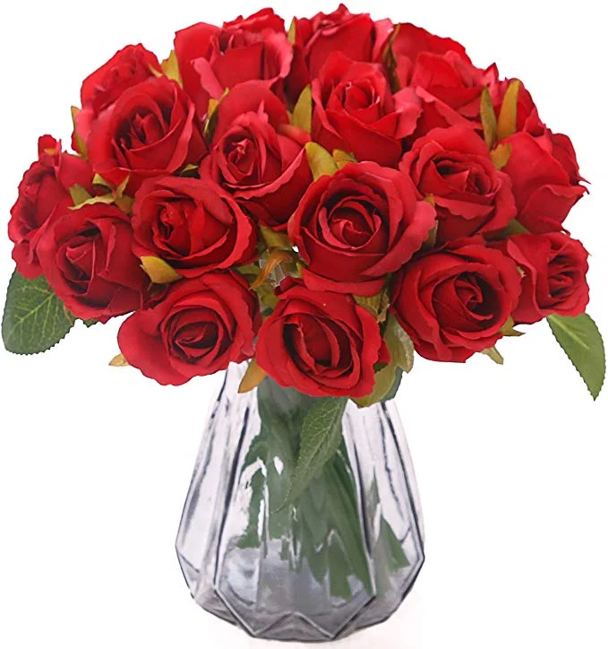 12 ARTIFICIAL ROSES FOR $6.48