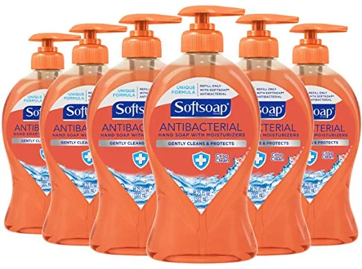 PACK OF 6 - SOFTSOAP ANTIBACTERIAL LIQUID HAND SOAP, CRISP CLEAN, 11.25 FL OZ FOR $11.23
