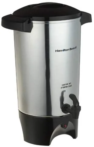 HAMILTON BEACH 45 CUP COFFEE URN AND HOT BEVERAGE DISPENSER FOR $30.70