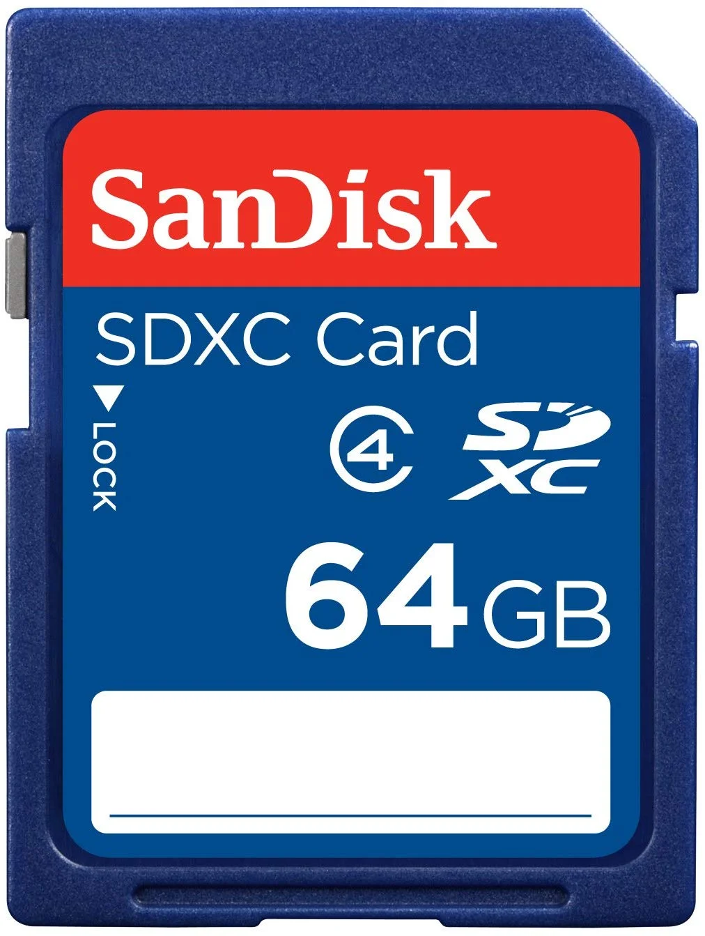 SANDISK 64GB CLASS 4 SDXC FLASH MEMORY CARD FOR $5.00