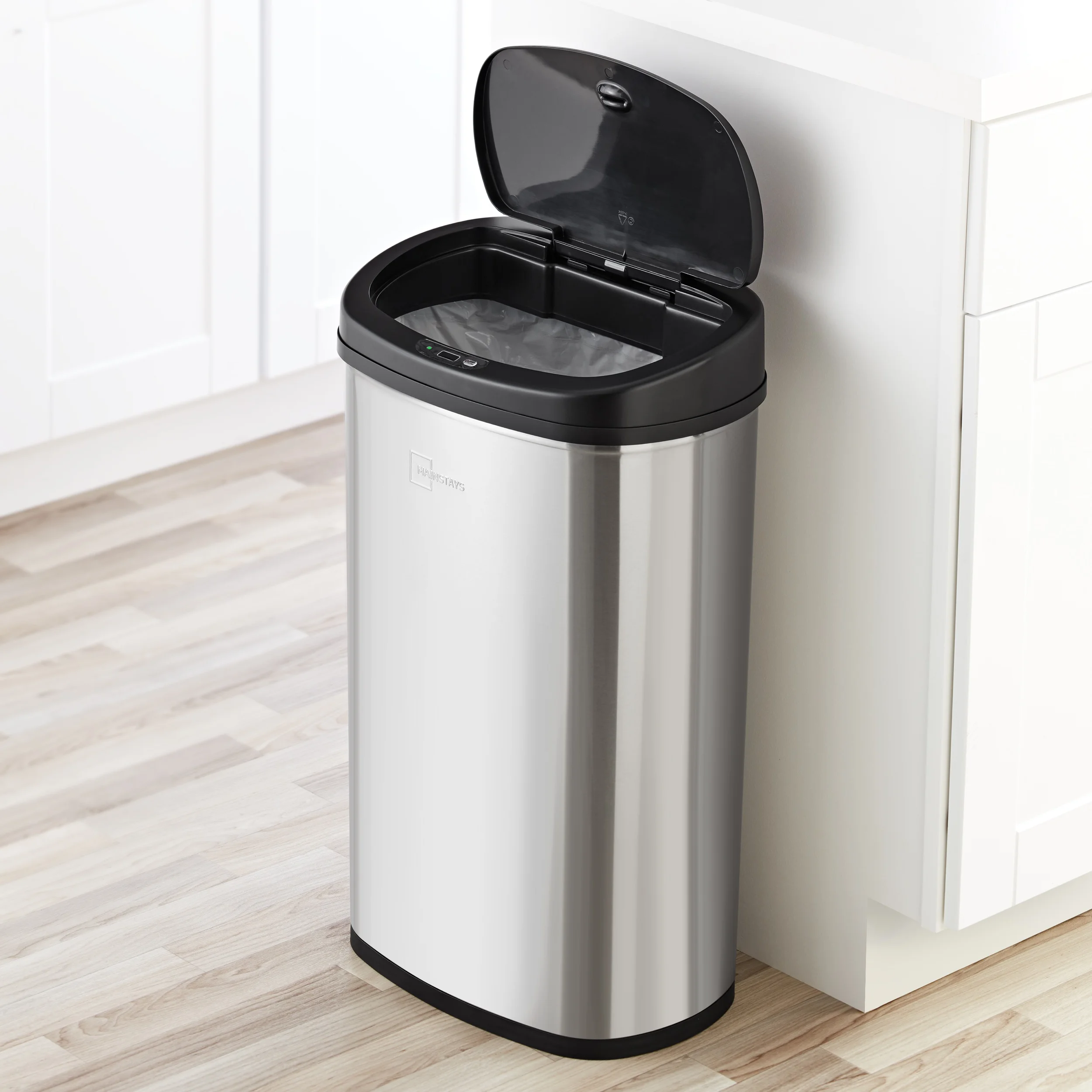 MAINSTAYS 13.2-GALLON MOTION SENSOR TRASH CAN FOR $39.99