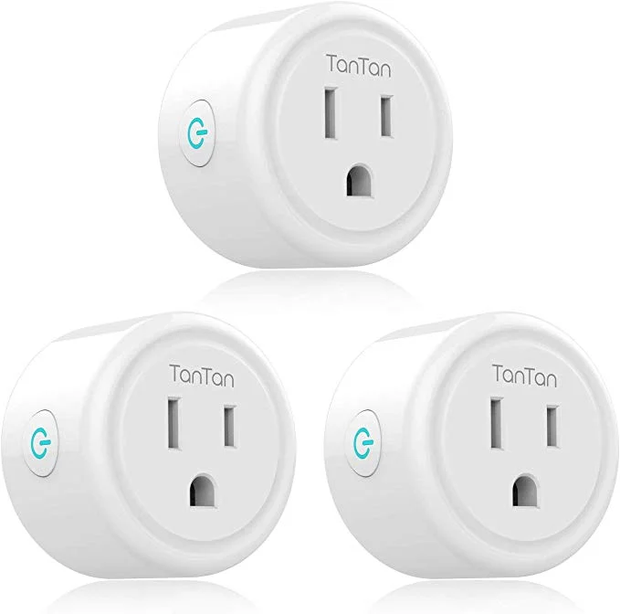 PACK OF 3 - MINI SMART SOCKET WI-FI OUTLET PLUGS FOR $11.20