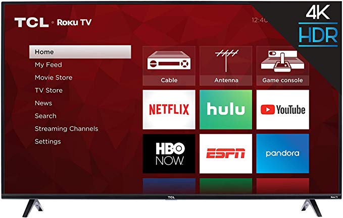 TCL 43-INCH 4K ULTRA HD ROKU SMART TV FOR $229.99