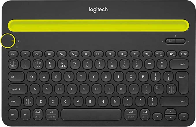 LOGITECH BLUETOOTH MULTI-DEVICE KEYBOARD FOR $19.99