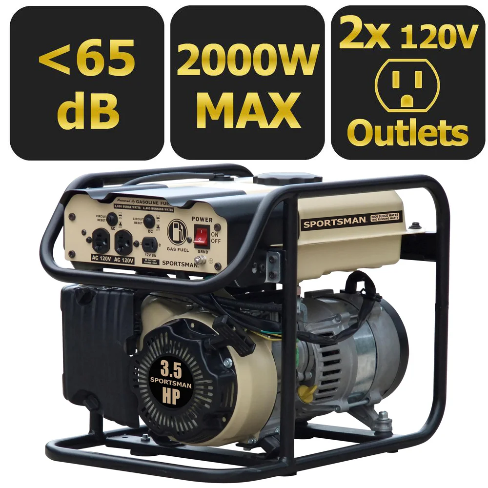 SPORTSMAN SANDSTORM GASOLINE 2000-WATT PORTABLE GENERATOR FOR $160.56