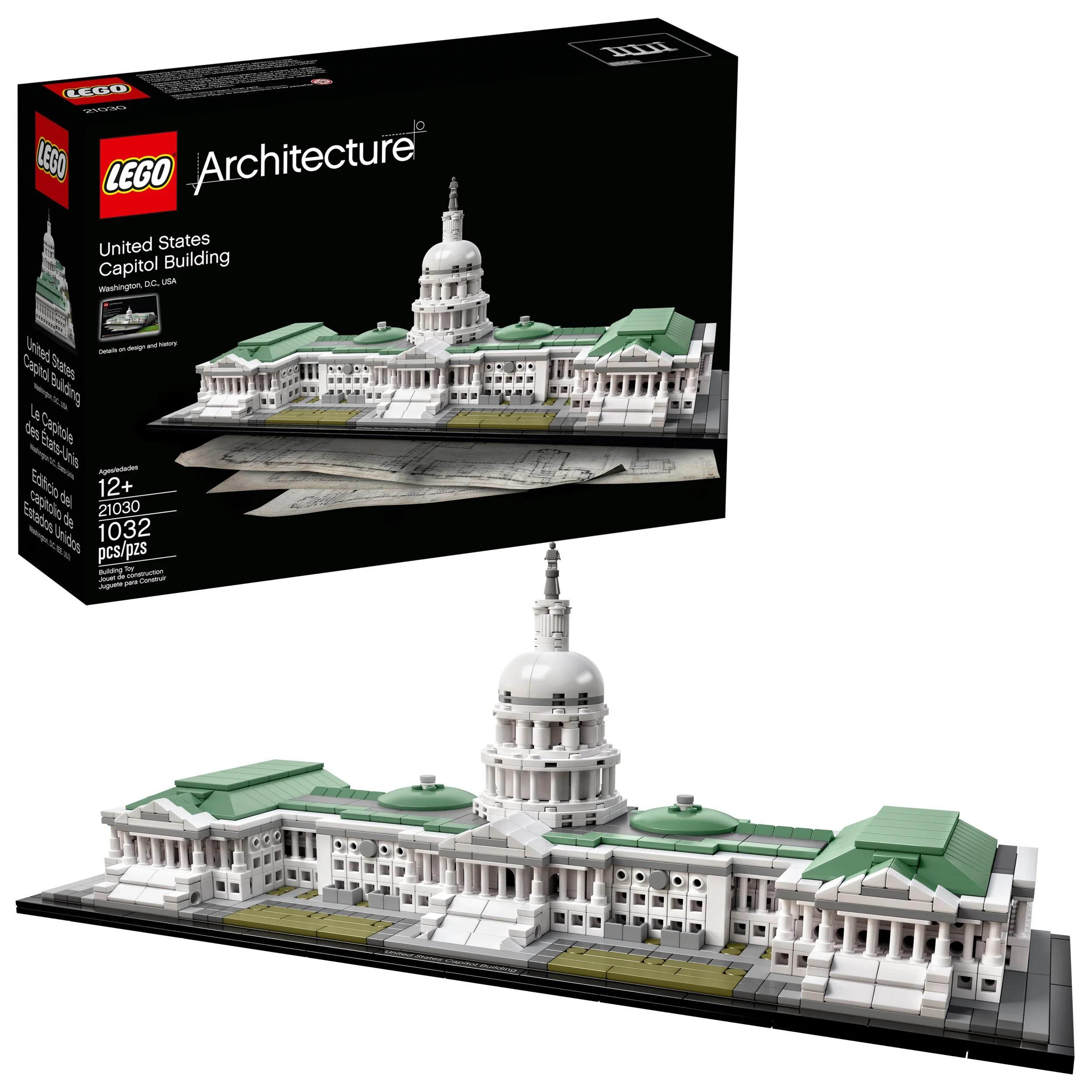LEGO ARCHITECTURE UNITED STATES CAPITAL BUILDING FOR $74.99