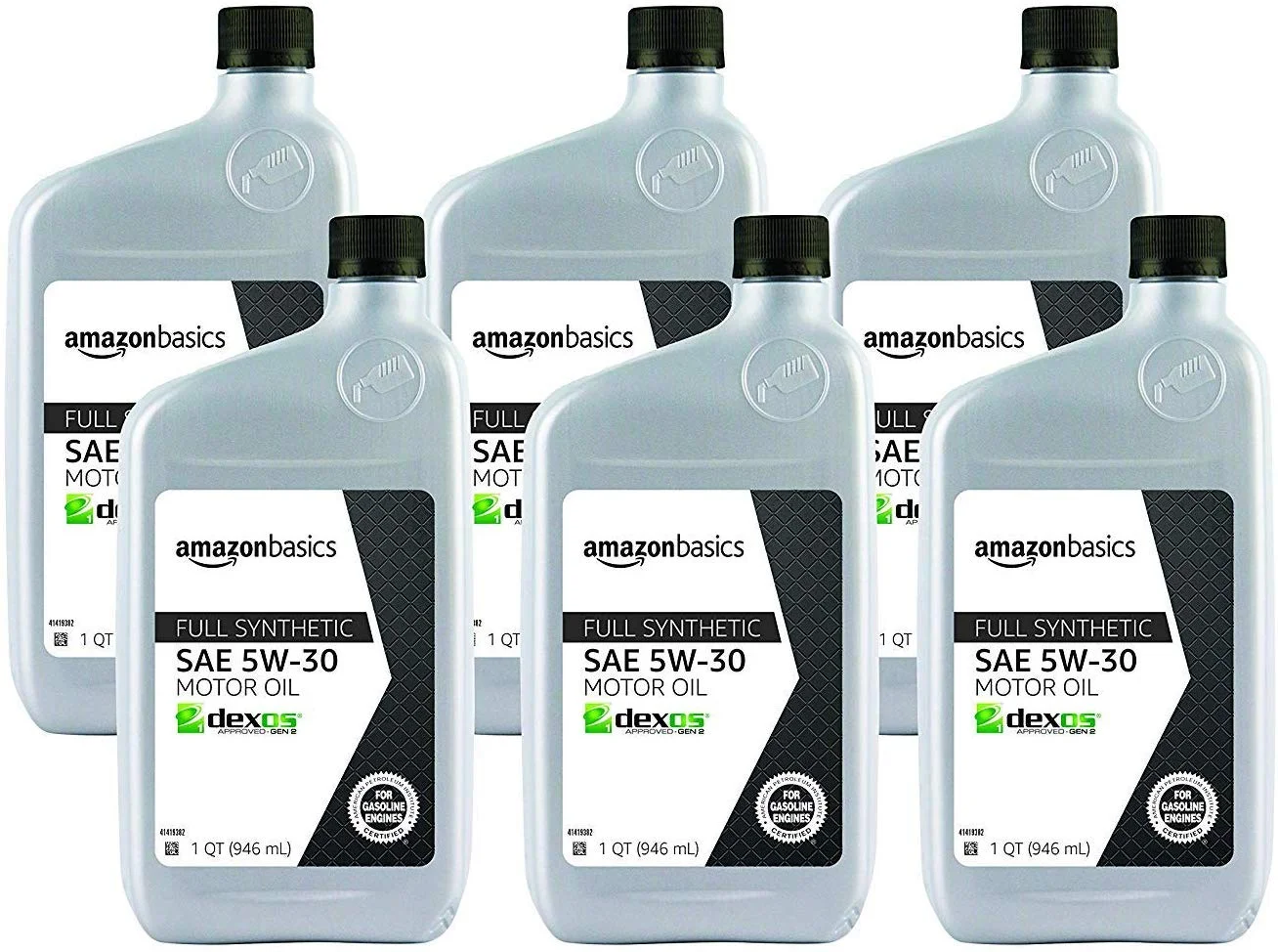 6 PACK - AMAZONBASICS FULL SYNTHETIC MOTOR OIL FOR $17.99