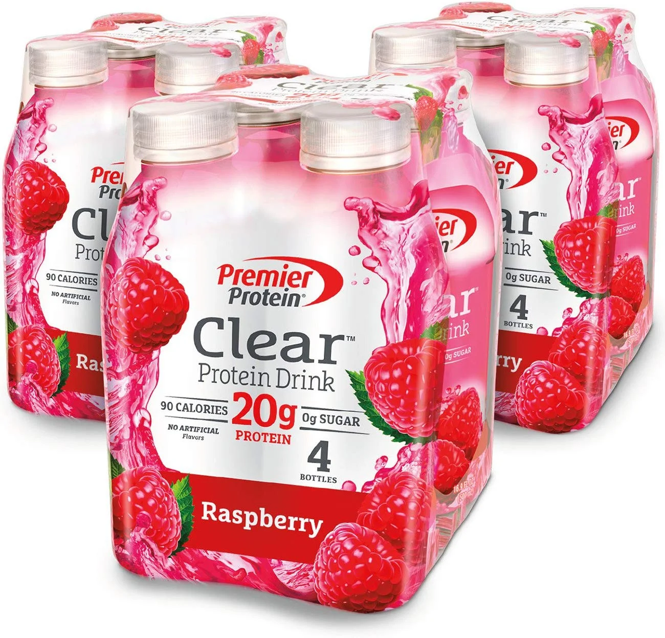 12 PACK - PREMIER PROTEIN CLEAR PROTEIN DRINK, RASPBERRY, 16.9 FL OZ BOTTLE FOR $10.51