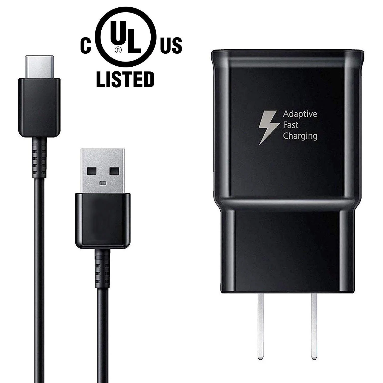 USB TYPE C CHARGER CABLE AND ADAPTIVE FAST CHARGING WALL CHARGER ADAPTER KIT FOR $5.99