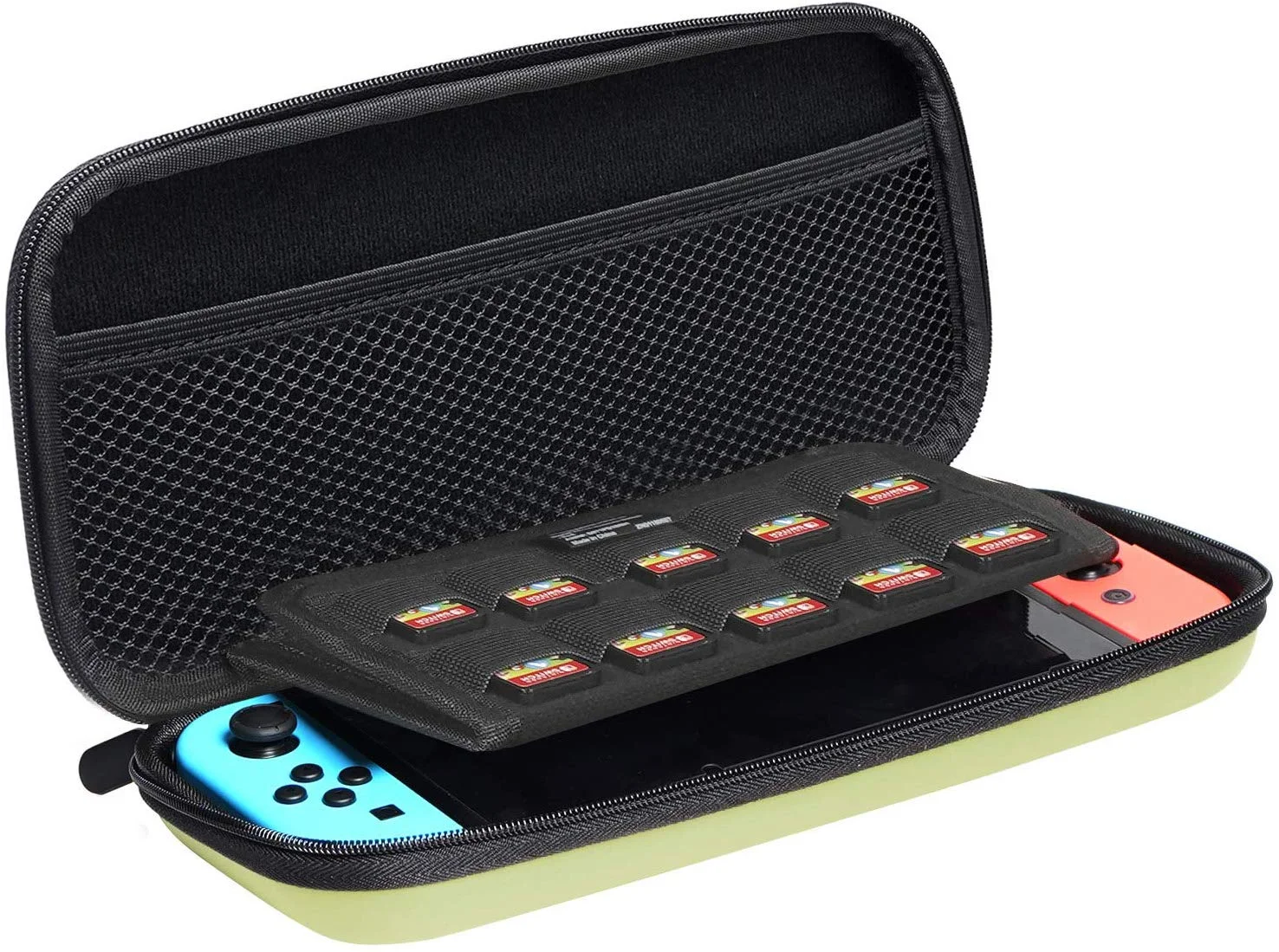 AMAZONBASICS CARRYING CASE FOR NINTENDO SWITCH AND ACCESSORIES FOR $5.32