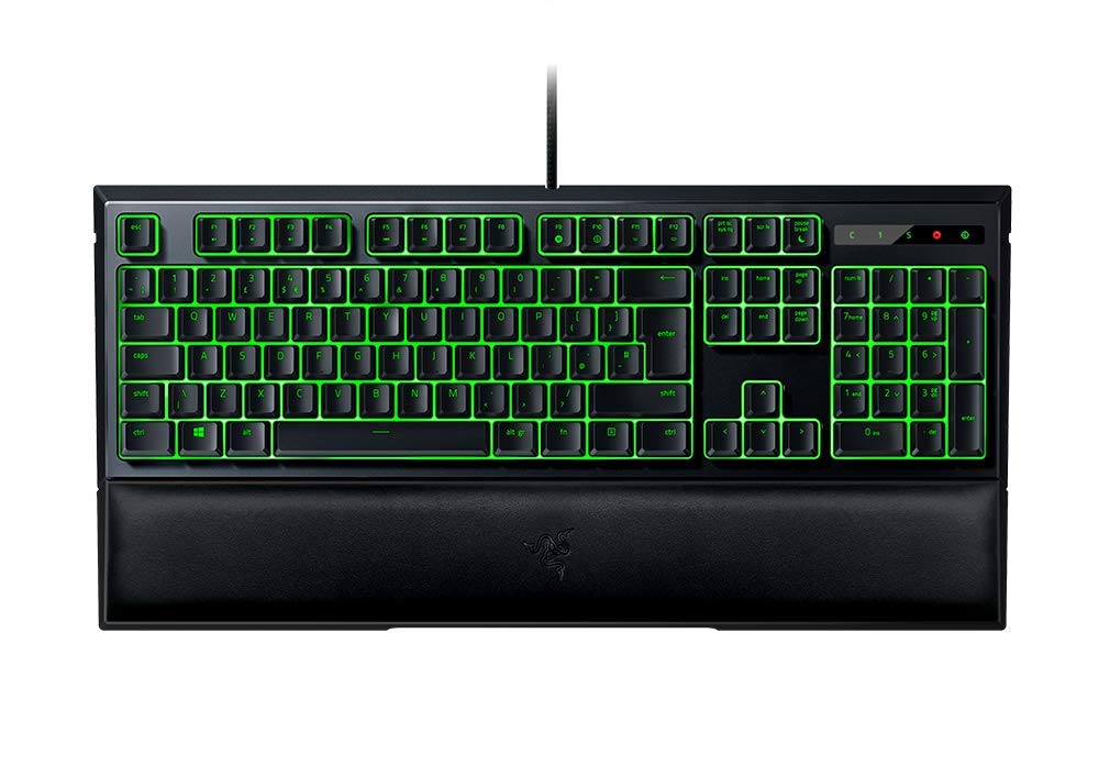 RAZER ORNATA EXPERT: MECHA-MEMBRANE - INDIVIDUALLY BACKLIT MID-HEIGHT KEYS - LEATHERETTE WRIST REST - GAMING KEYBOARD FOR $39.99