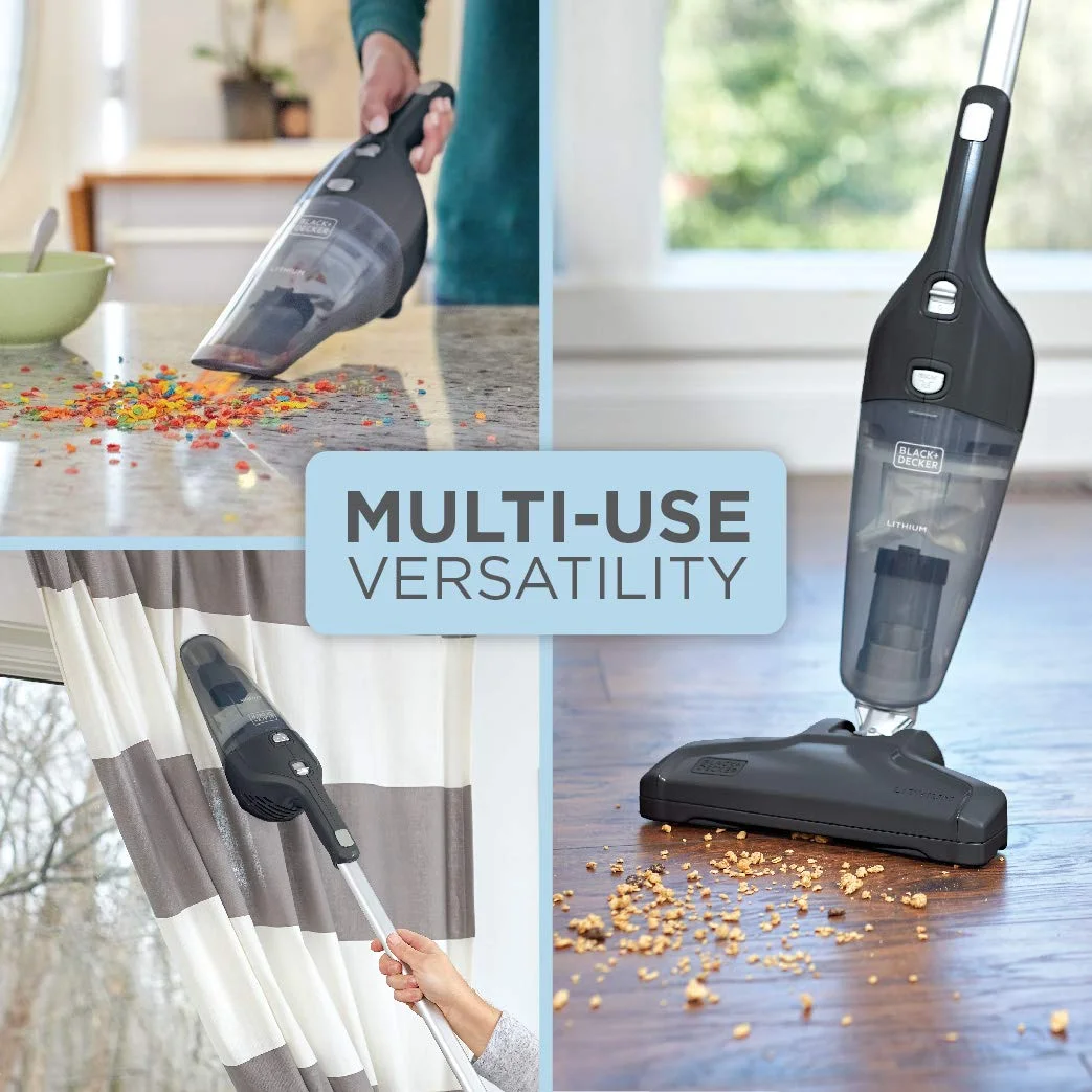 BLACK+DECKER DUSTBUSTER HANDHELD VACUUM WITH FLOOR EXTENSION FOR $39.99