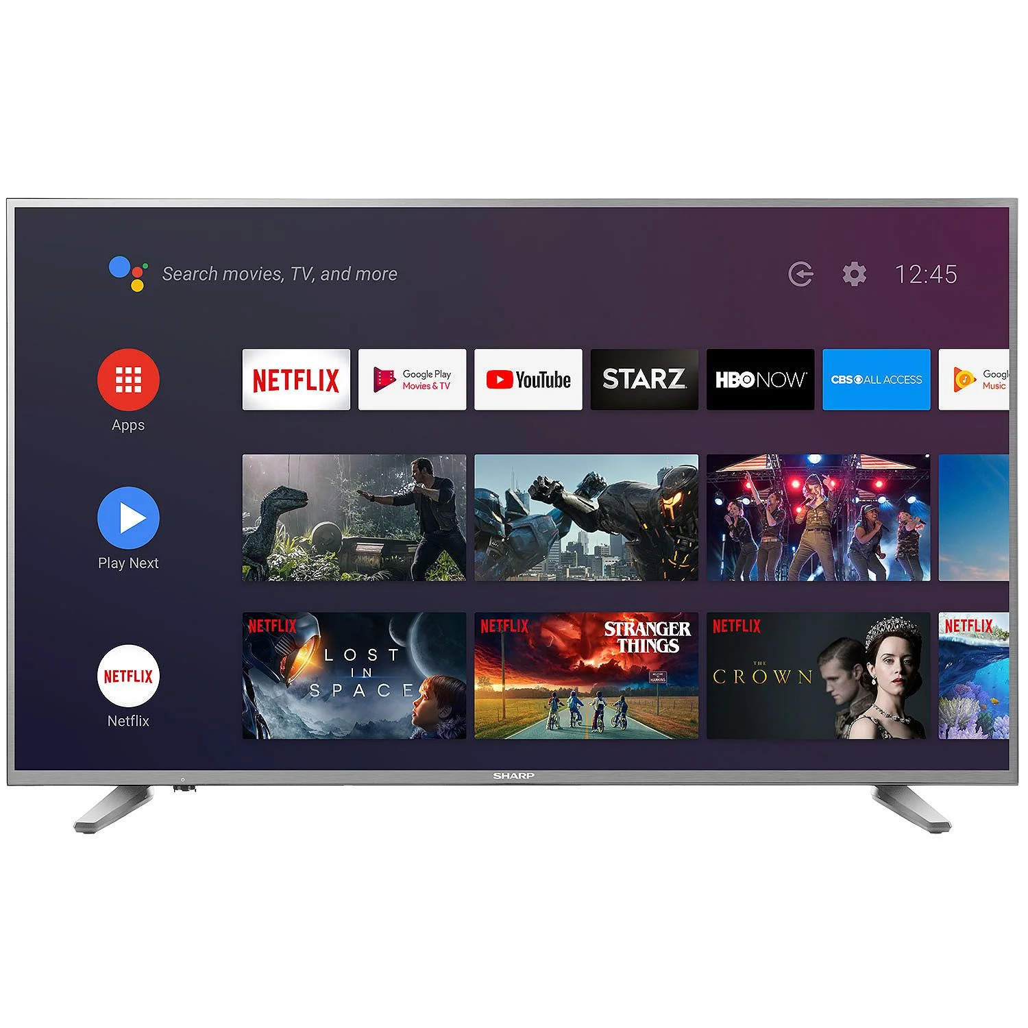 SHARP 58-INCH CLASS 4K ULTRA HD (2160P) HDR ANDROID SMART LED TV WITH DOLBY VISION FOR $299.99