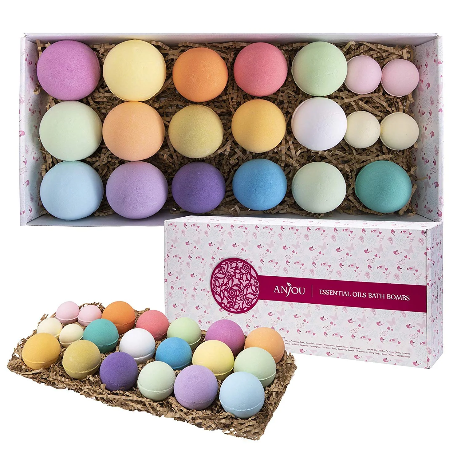SET OF 20 BATH BOMBS GIFT SET FOR $15.29